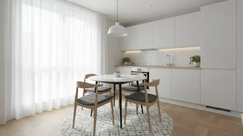 round dining table small spaces